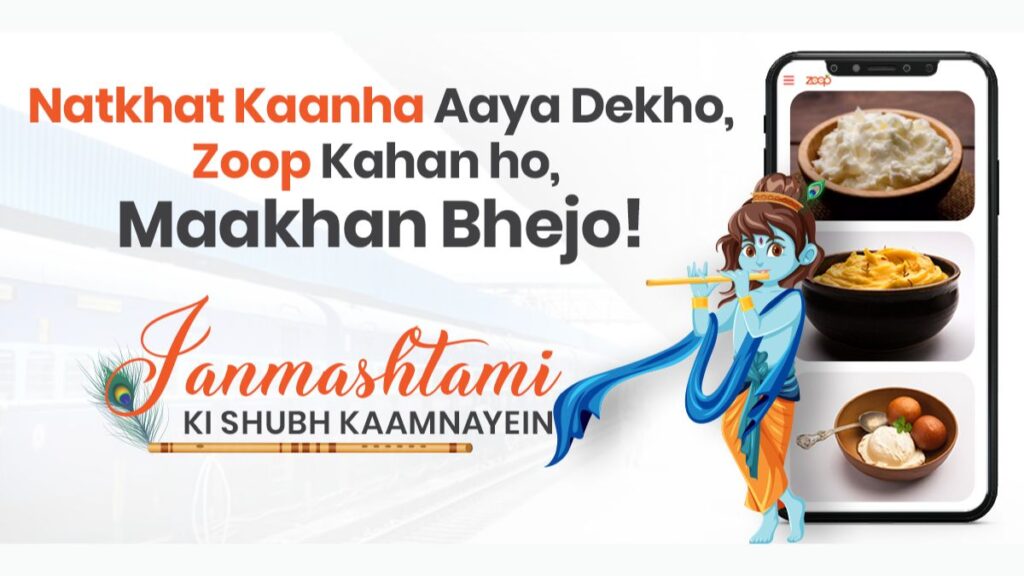 Make Festive Travel Special with Janmashtami Special Food order in Train on Zoop