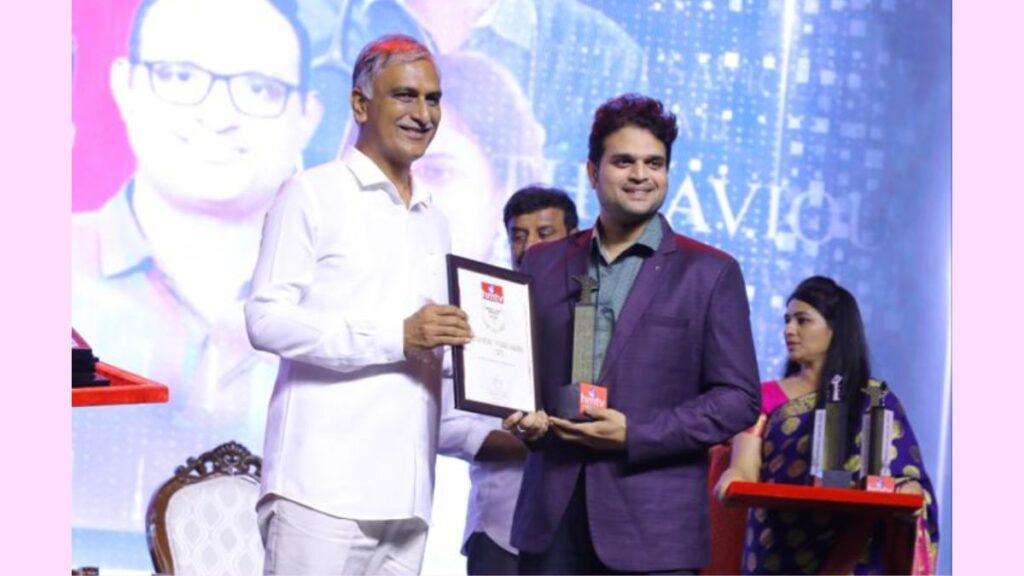 Dr. Sudanagunta Swaroop Chandra Honored as One of the Top Ten Orthopedic Surgeons 2023 by Telangana Health Minister Harish Rao