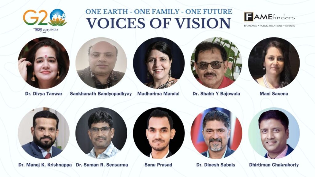 Voices Of Vision: Fame Finders Endorsing India’s G20 Summit 2023