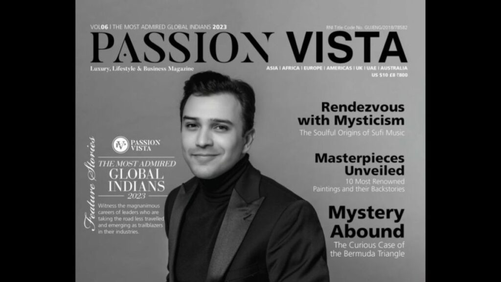 Ankit Shah listed amongst the “Most Admired Global Indians” by Passion Vista