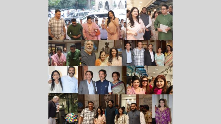 Raj and Sharmila Thackeray inaugurate Sharvari Luth’s Jehangir exhibition, Alekhyam