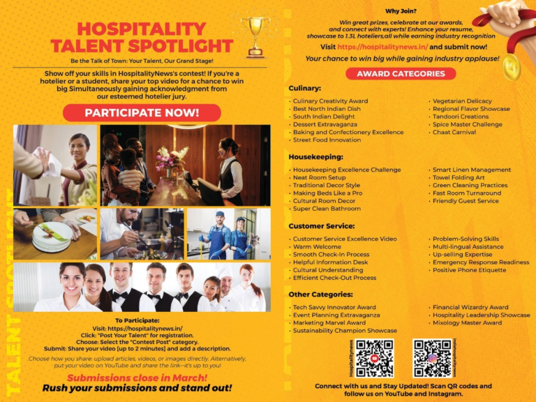 HospitalityNews Presents: Your Talent, Our Stage – Enter the Limelight Now