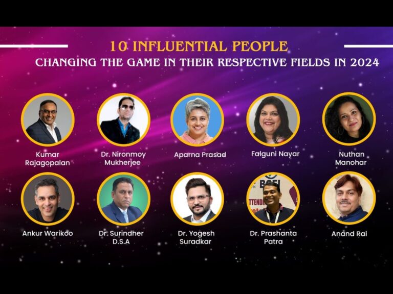 10 Influential People Changing the Game in their Respective Fields in 2024
