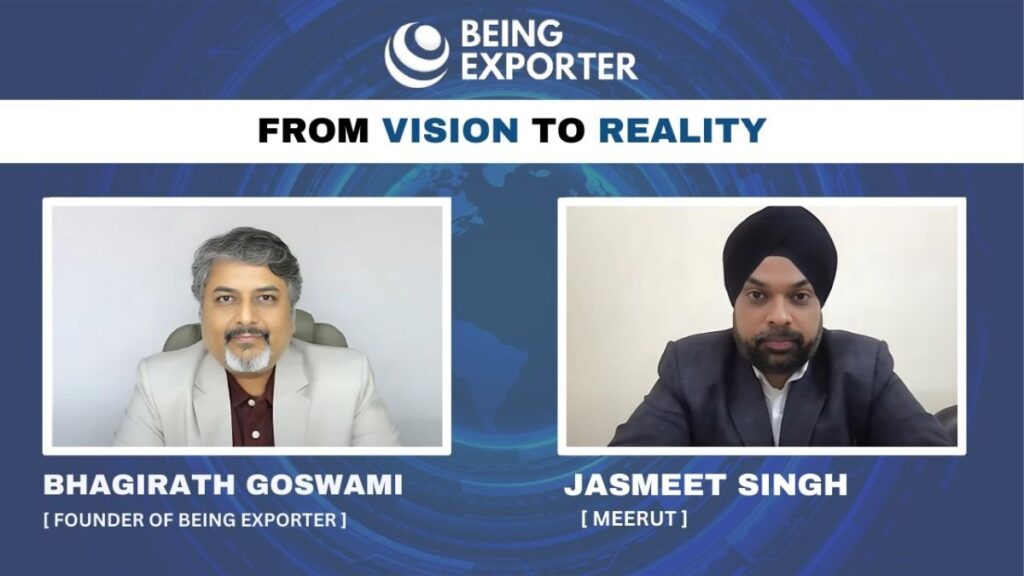 From smashes to global recognition: Jasmeet Singh’s export journey unveiled in candid podcast with Bhagirath Goswami