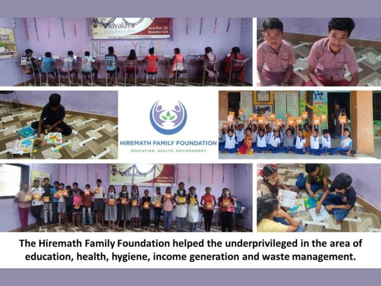The Hiremath Family Foundation Advances E-Learning Initiative for Underprivileged Children
