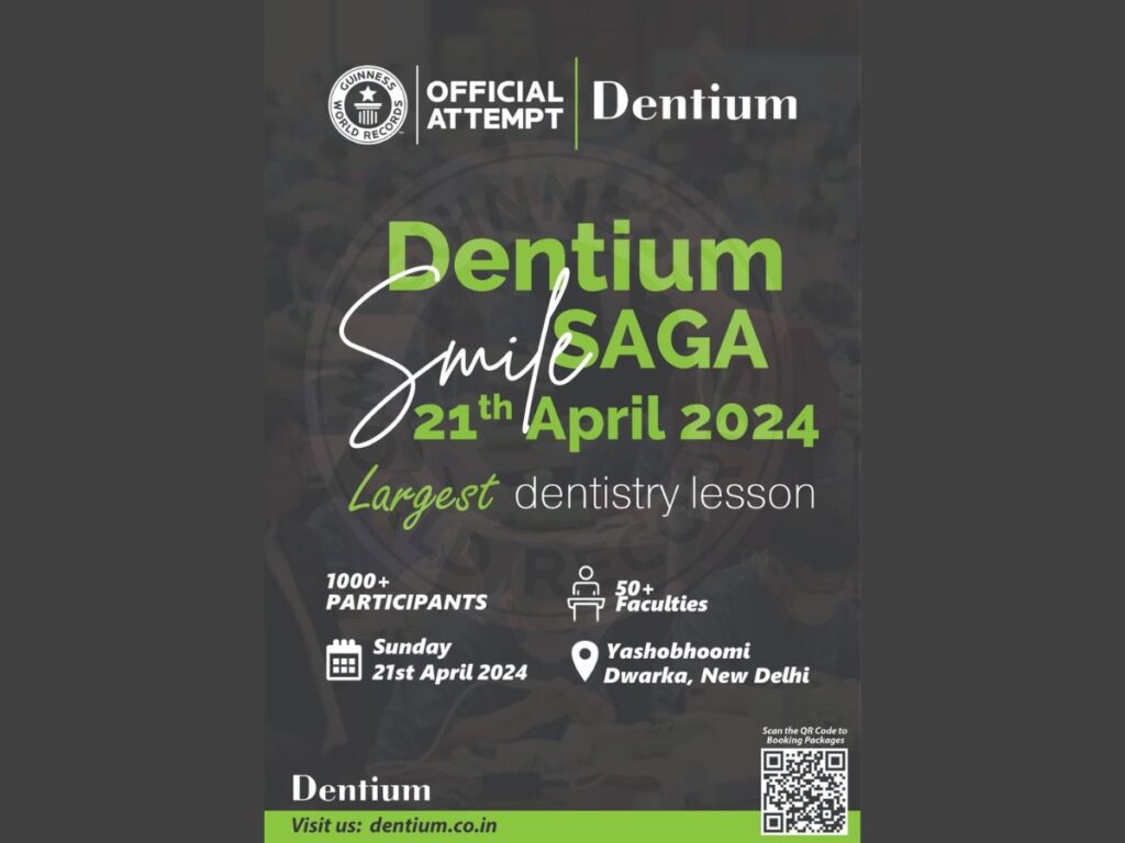 Dentium to host the World’s Largest Dental Seminar in Delhi on 21st April 2024