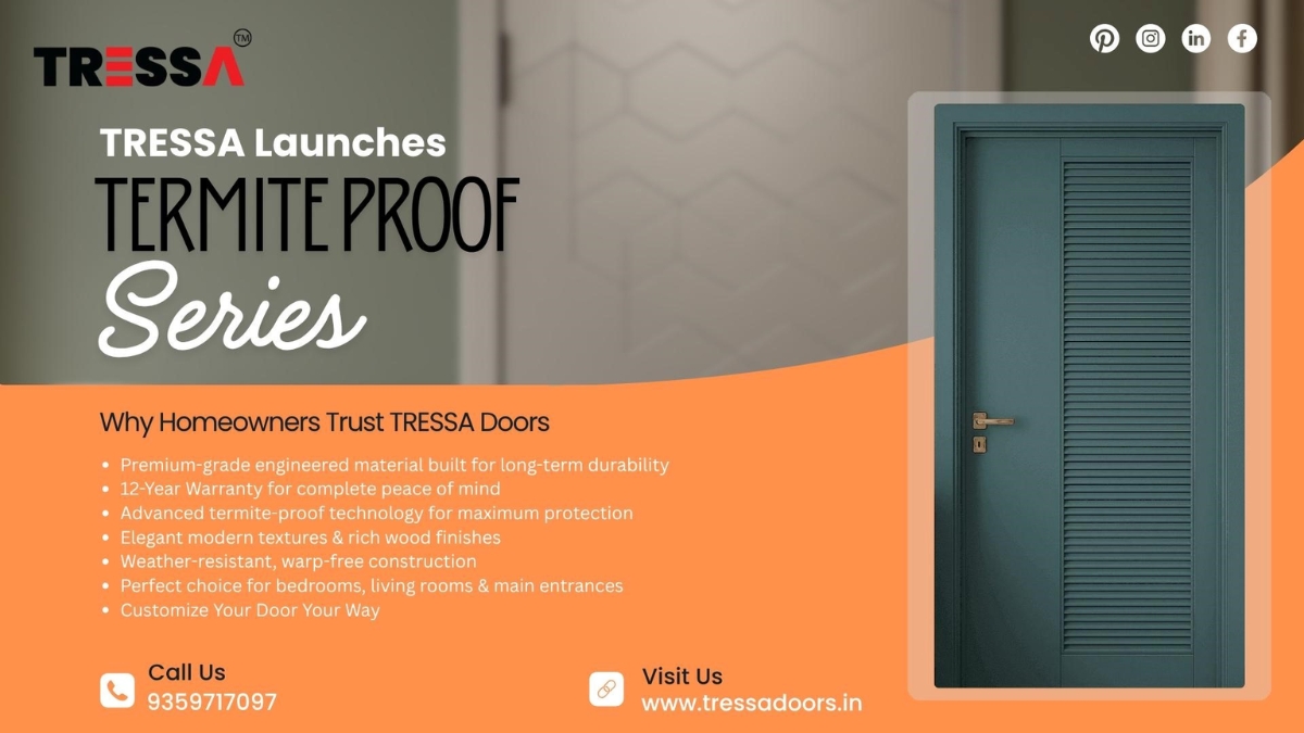 Tressa Doors Launches Its Latest Range of Premium Engineered Doors to Match the Modern Interiors