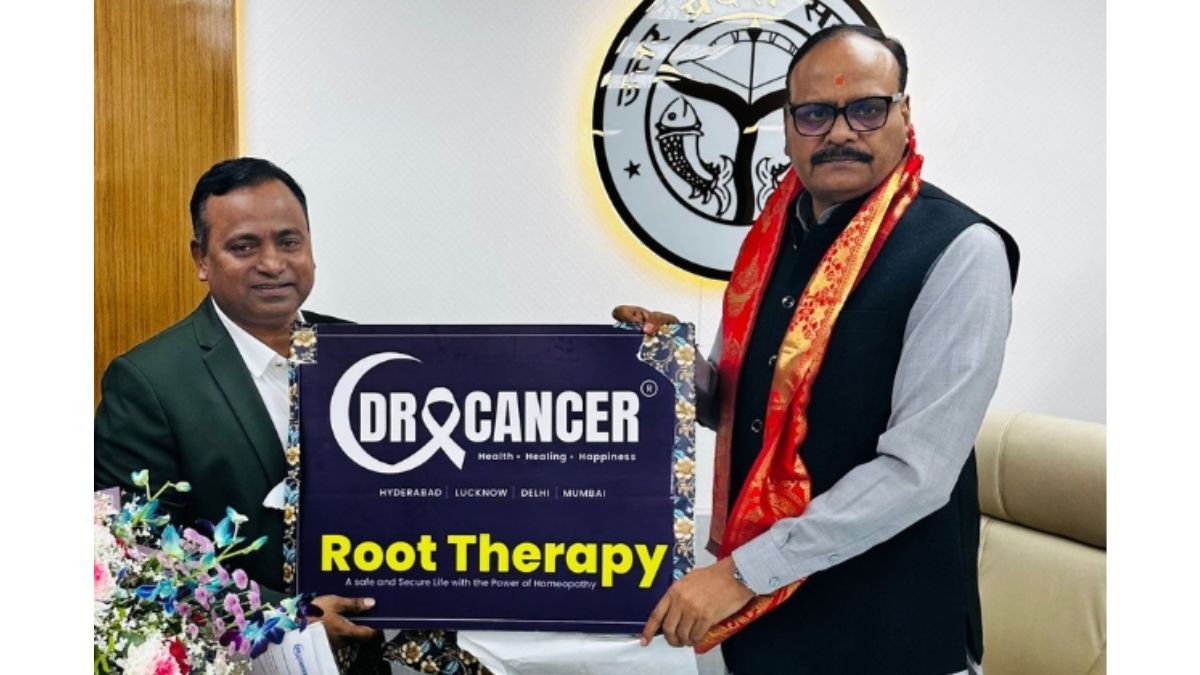 Uttar Pradesh Deputy Chief Minister Brajesh Pathak Unveils ‘Dr. Cancer’ Logo in Lucknow