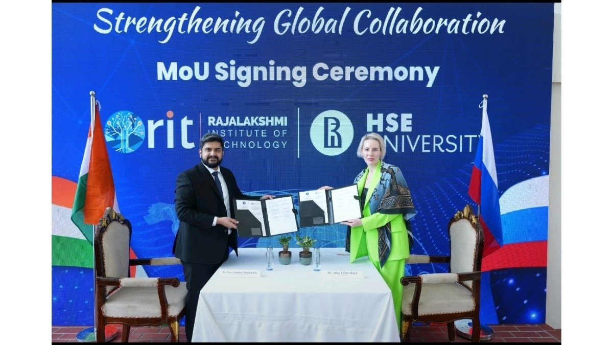 Rajalakshmi Institute of Technology Signs MoU with HSE University, Russia