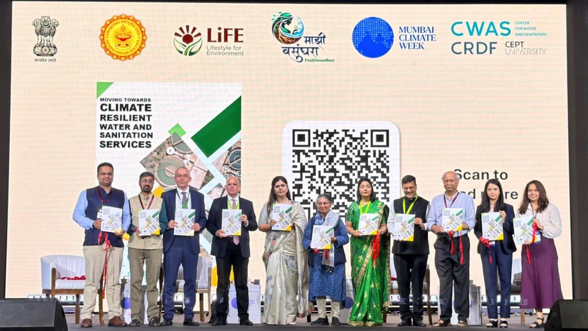 Guidebook by CEPT University’s CWAS on Climate-Resilient Water and Sanitation Services Launched at Mumbai Climate Week