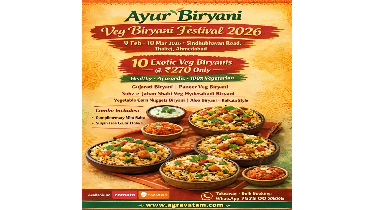 Ayur Biryani Festival 2026: Celebrating Heritage, Health, and Taste in Ahmedabad
