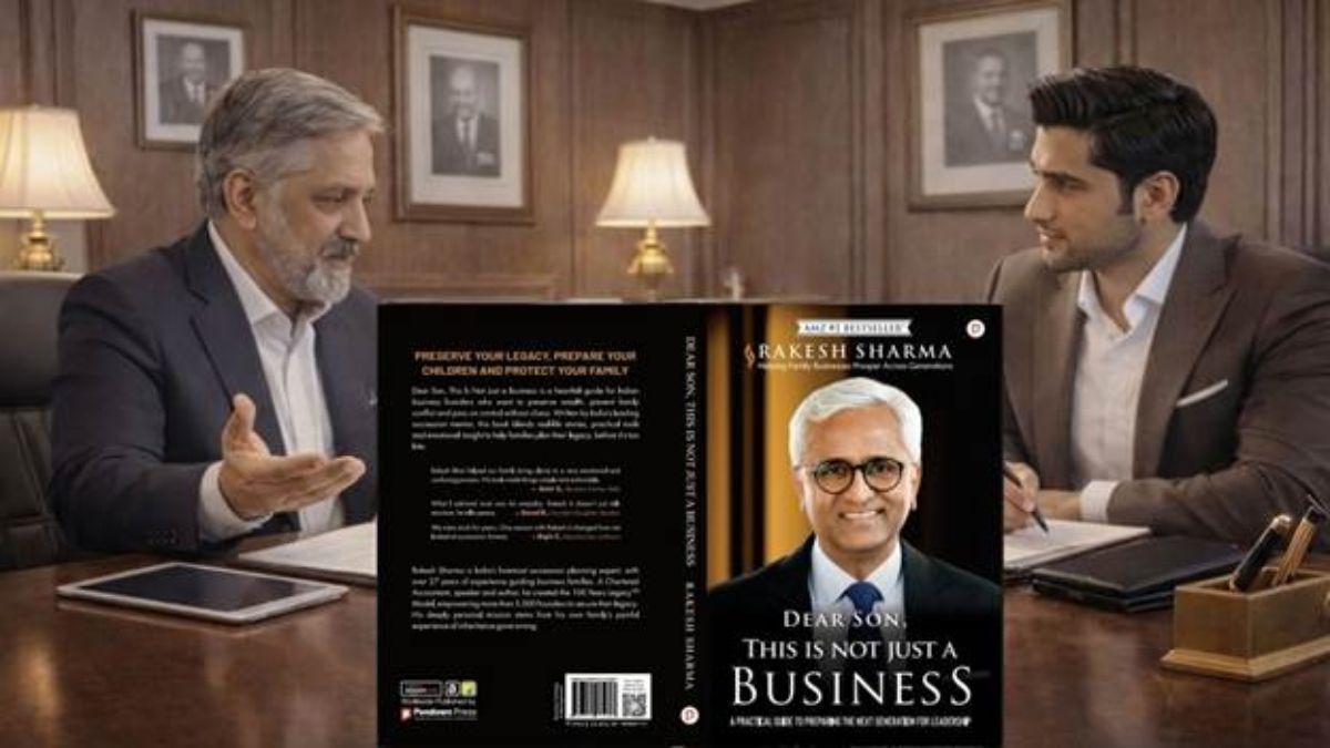 Rakesh Sharma Launches book ‘Dear Son, This Is Not Just a Business’, A Wake-Up Call for Family Businesses