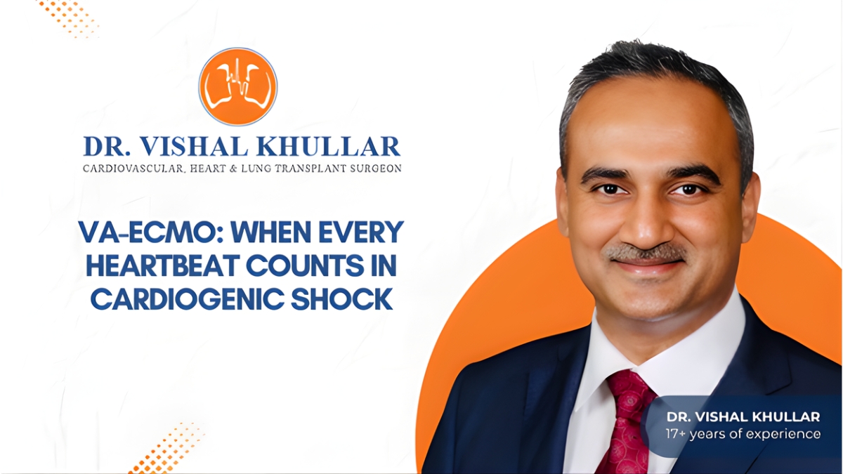 Dr. Vishal Khullar, Cardiac Surgeon in Mumbai, Successfully Deployed VA-ECMO as a Lifesaving Bridge for a Critical Cardiogenic Shock Patient