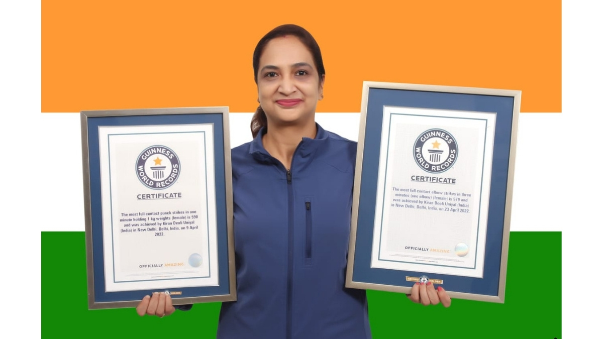 Kiran Deoli Uniyal: First Indian woman to hold most martial arts world records