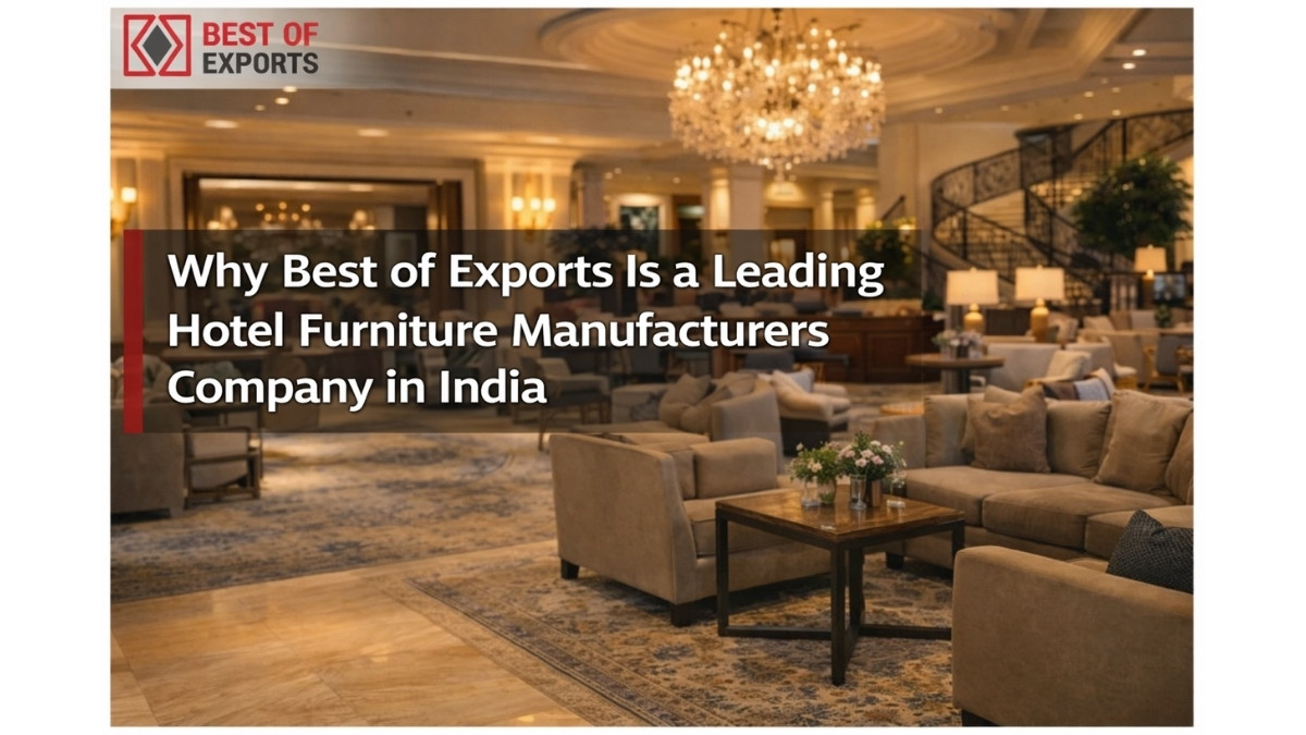 Why Best of Exports Is a Leading Hotel Furniture Manufacturers Company in India
