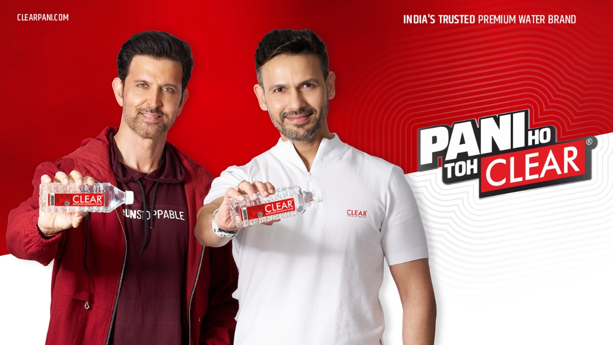 CLEAR Premium Water Launches Bold New Campaign With Hrithik Roshan Against Duplicate Brands