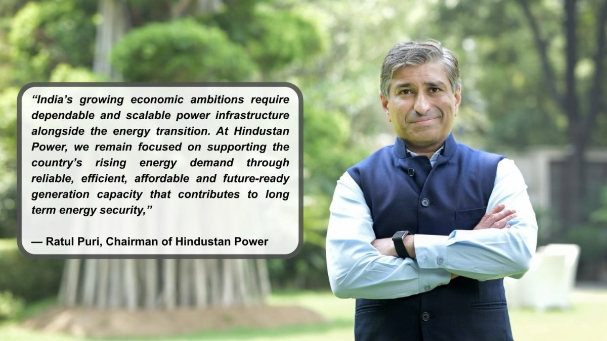 Ratul Puri Led Hindustan Power signs Power Supply Agreement with MP Power Management Company Limited for supply of 800 MW Power