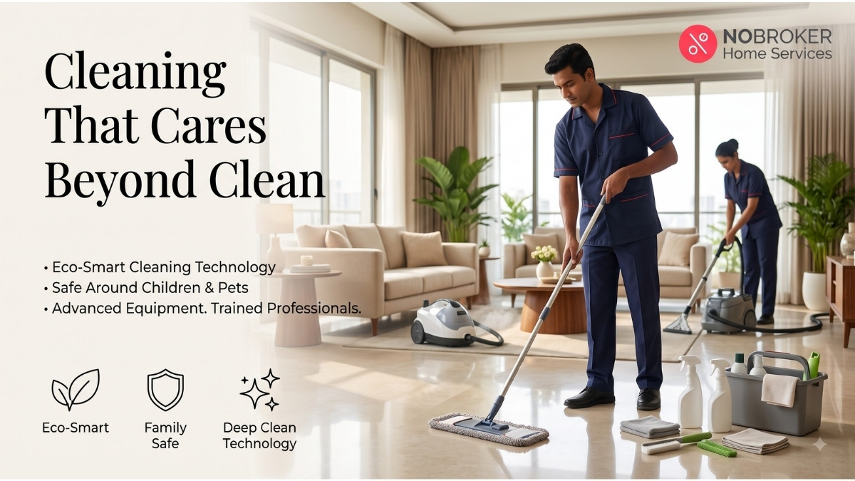 NoBroker Launches India’s First Eco-Smart Home Cleaning Service with Odourless, Non-Corrosive and Family-Safe Solutions
