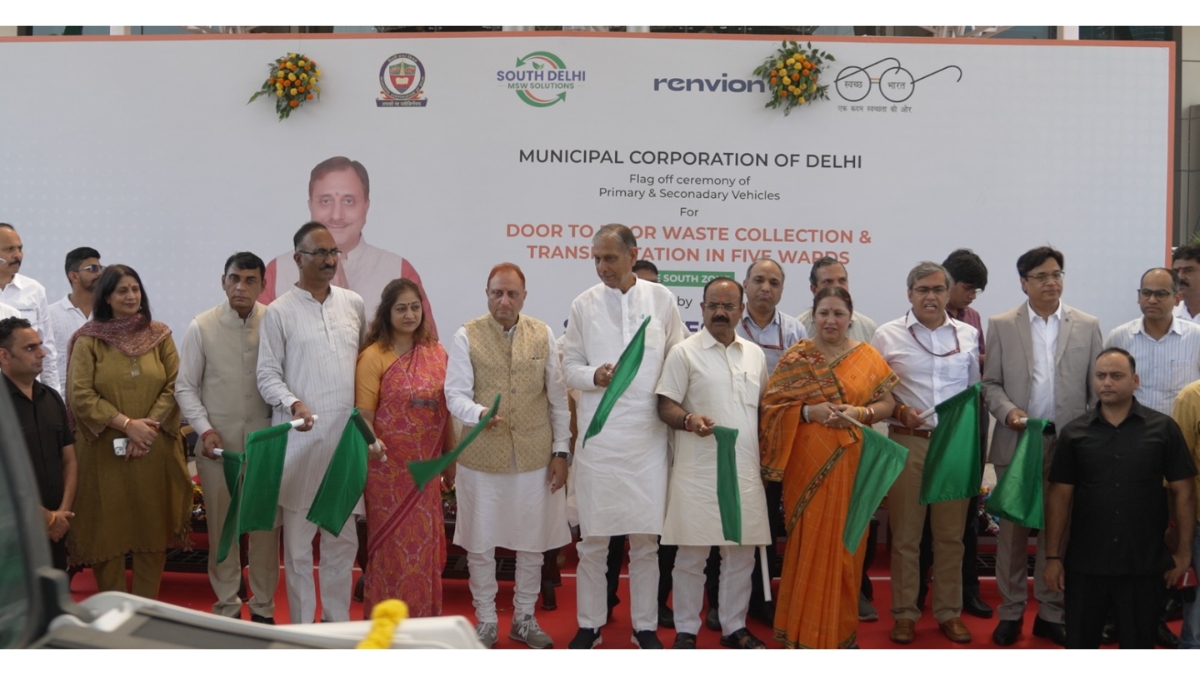 Renvion Begins Integrated Waste Collection Operations Across South Delhi, Deploying Large-Scale Electric Primary and Secondary Collection Fleet